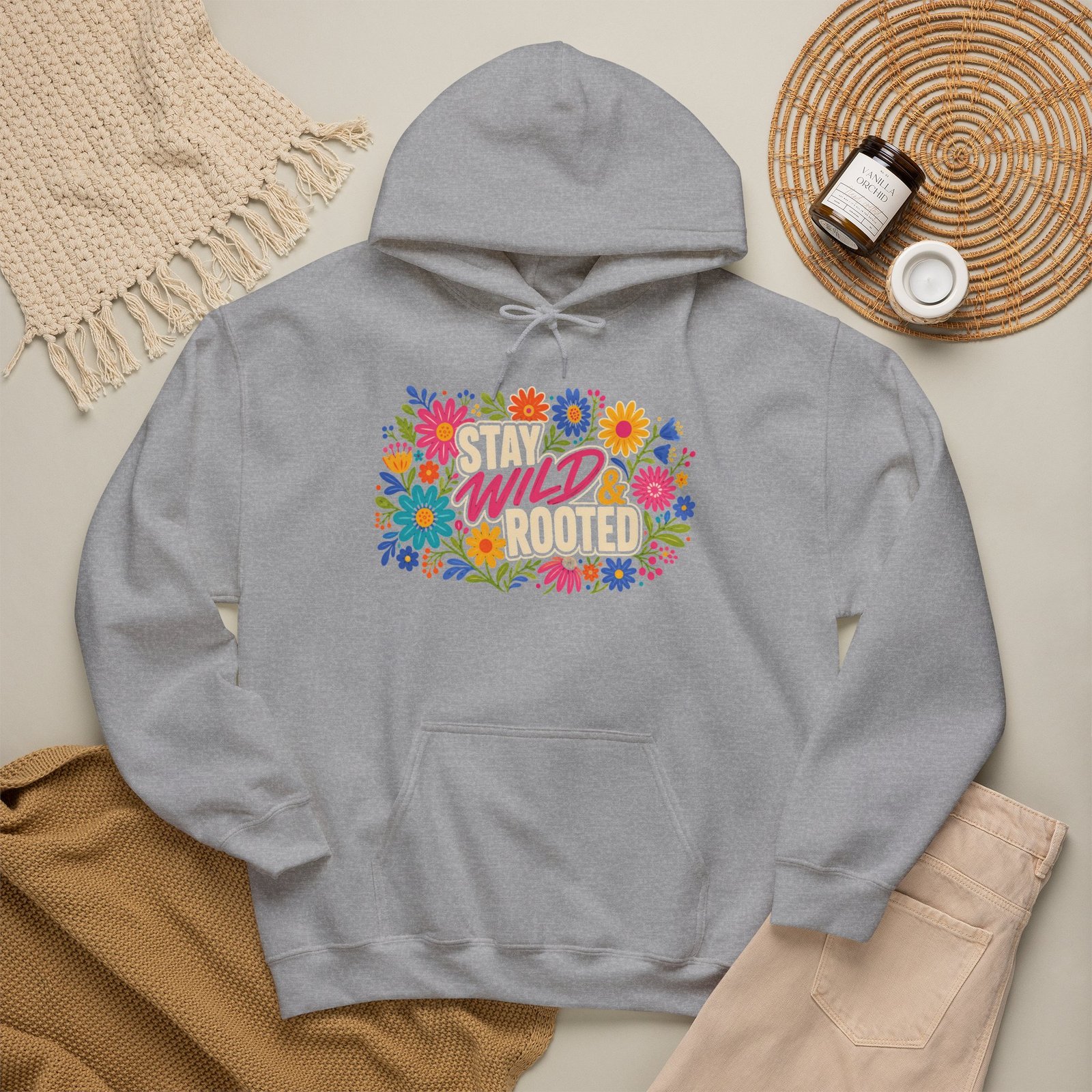 Stay Wild & Rooted Wildflower Hoodie - Image 8