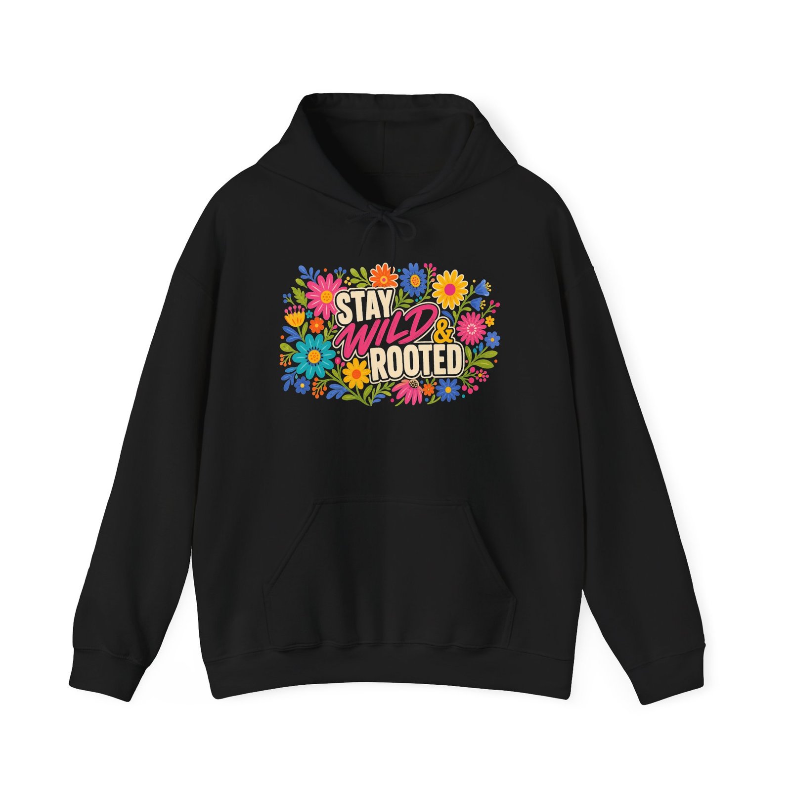 Stay Wild & Rooted Wildflower Hoodie - Image 2