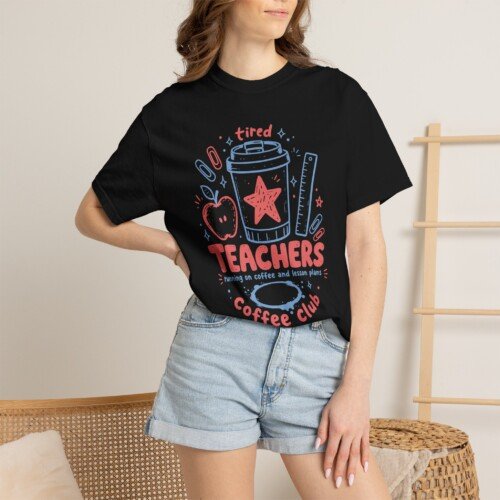 Tired Teachers Coffee Club Tee
